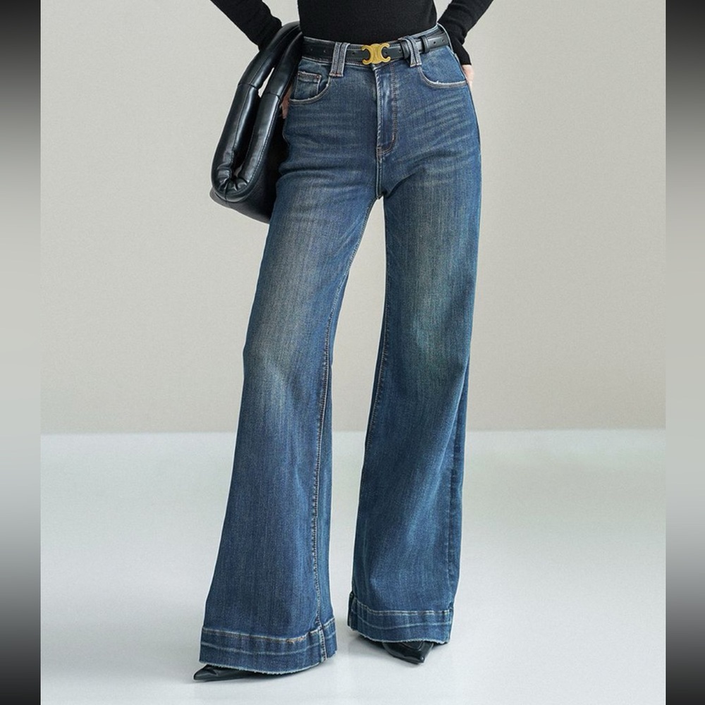 Bootcut Flared Denim Jeans